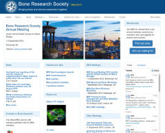 Bone Research Society screenshot